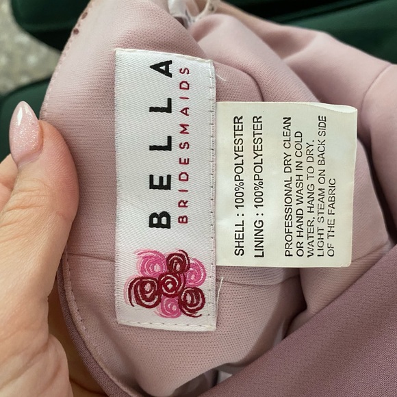 Dusty Rose Bella Bridesmaids Dress | Size 0 - Picture 5 of 6